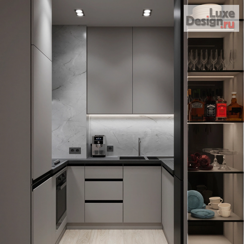 Дизайн интерьера двухкомнатной квартиры "Дизайн проект квартиры " (фото 5)