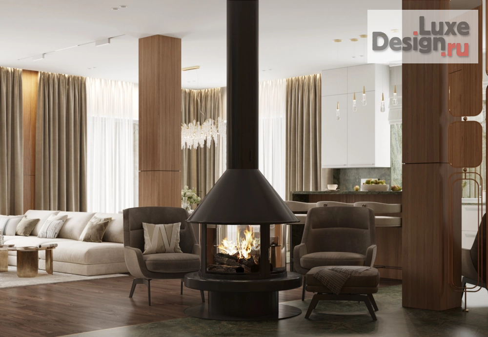 Дизайн интерьера загородного дома "Проект загородного дома" (фото 1)