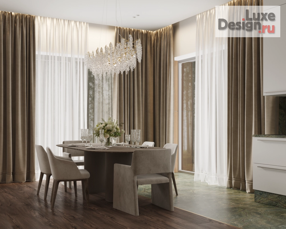 Дизайн интерьера загородного дома "Проект загородного дома" (фото 6)