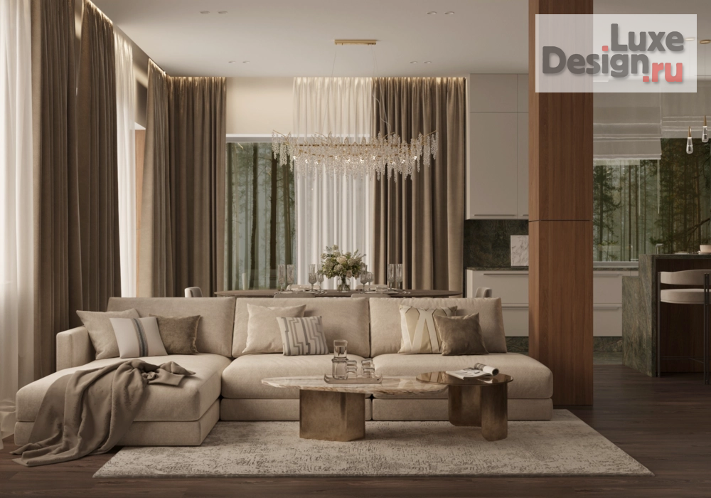 Дизайн интерьера загородного дома "Проект загородного дома" (фото 2)