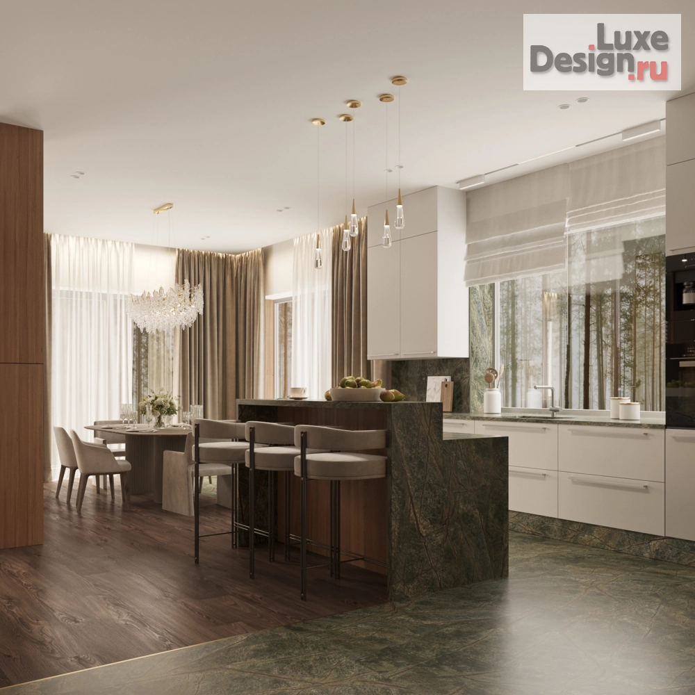 Дизайн интерьера загородного дома "Проект загородного дома" (фото 3)