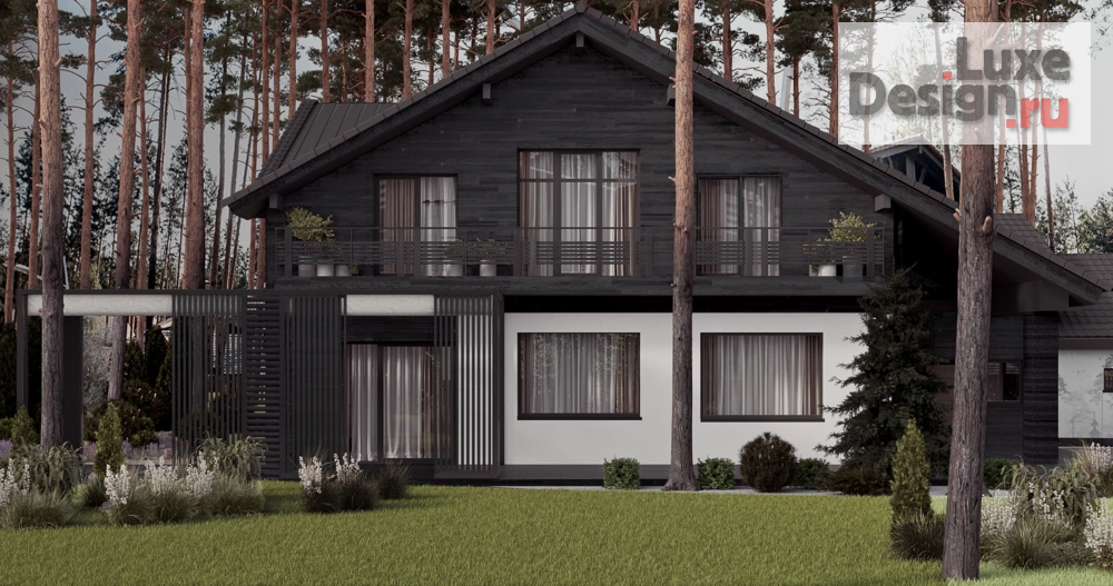 Частная архитектура "Проект террасы и оформления фасада коттеджа" (фото 6)