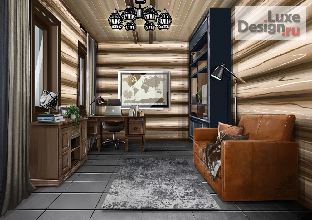 Дизайн интерьера коттеджа "Коттедж в КП "Подкова"" (фото 6)