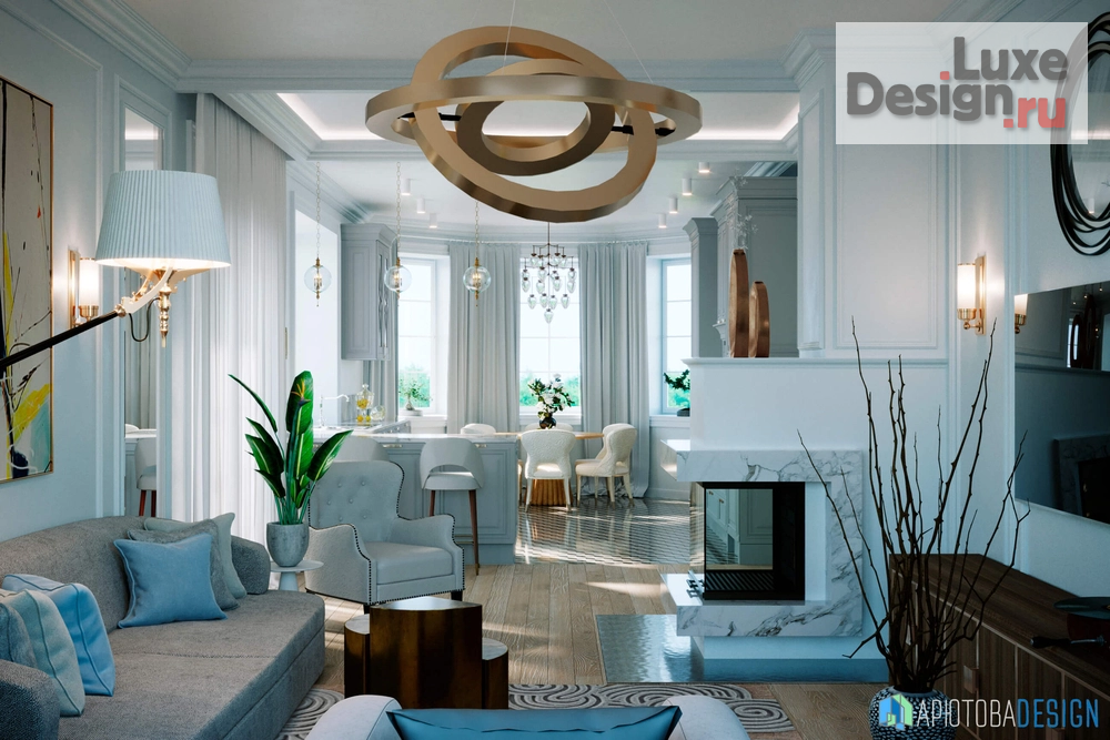 Дизайн интерьера загородного дома "Дом в Левитаново" (фото 9)