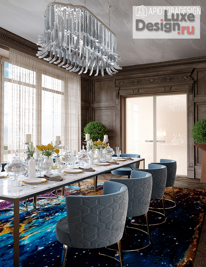 Дизайн интерьера пентхауса "Пентхаус в центре Москвы." (фото 1)