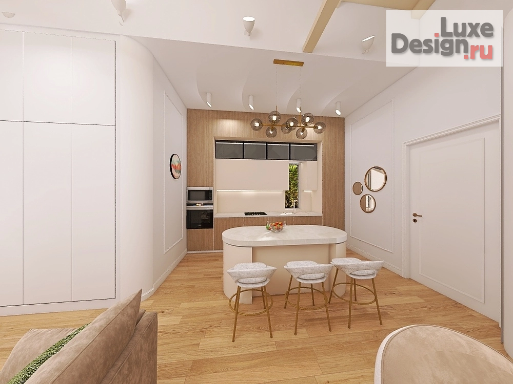 Дизайн интерьера загородного дома "Дом в лесу" (фото 1)