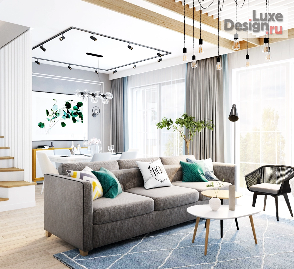 Дизайн интерьера таунхауса "Дизайн-проекта таунхауса в Симферополе" (фото 5)