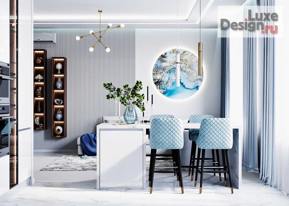 Дизайн интерьера двухкомнатной квартиры "Дизайн-проект 2-комнатной квартиры в Москве" (фото 2)