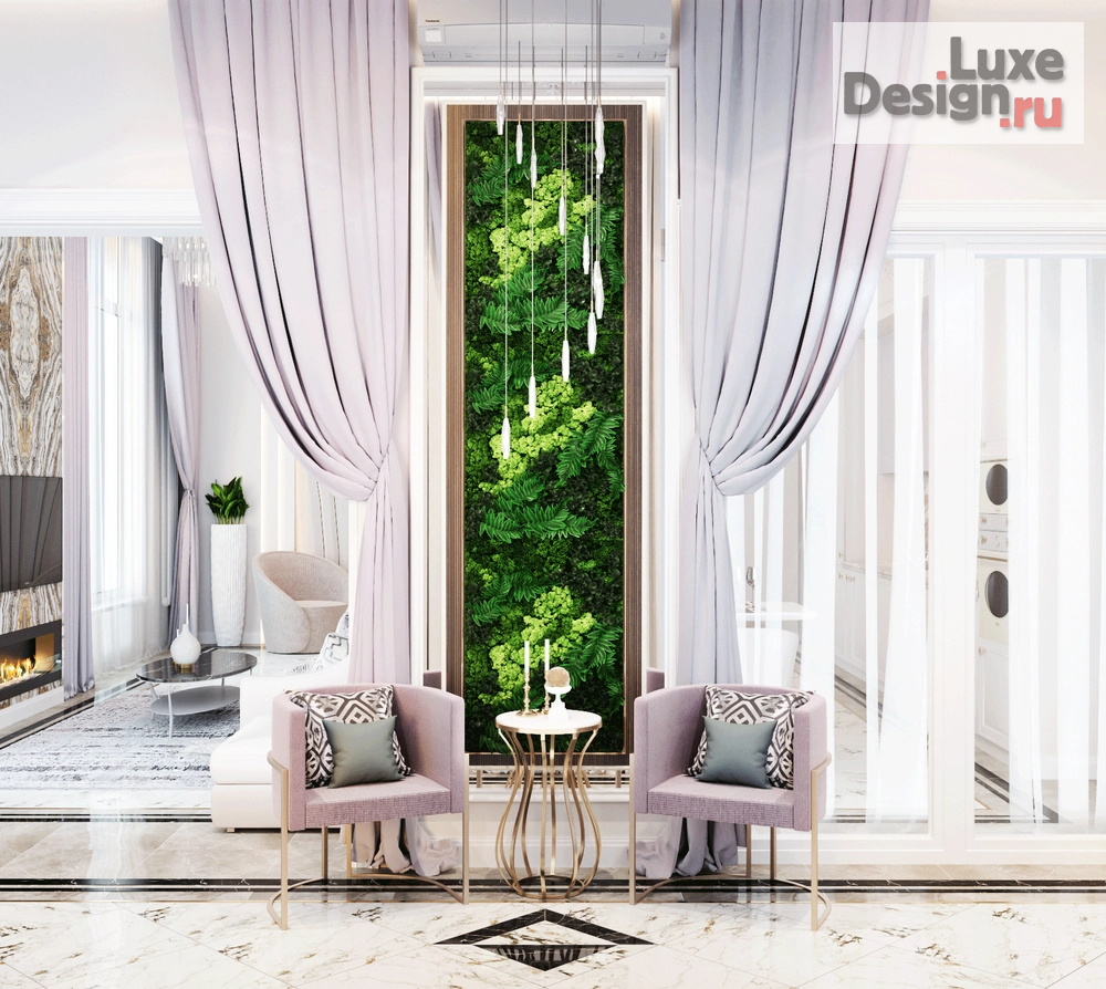 Дизайн интерьера четырехкомнатной квартиры "Дизайн-проект 4-комнатной квартиры в Анапе" (фото 13)