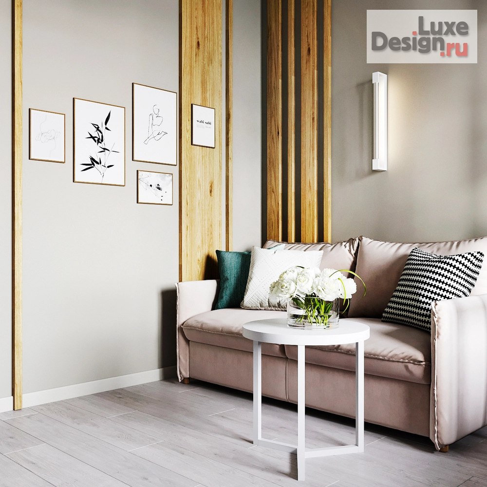 Дизайн интерьера двухкомнатной квартиры "Дизайн-проект 2-комнатной квартиры в Москве" (фото 17)