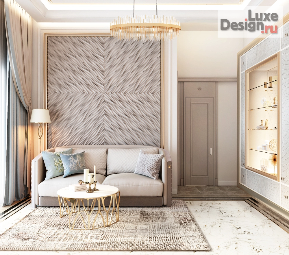 Дизайн интерьера четырехкомнатной квартиры "Дизайн-проект 4-комнатной квартиры в Анапе" (фото 17)