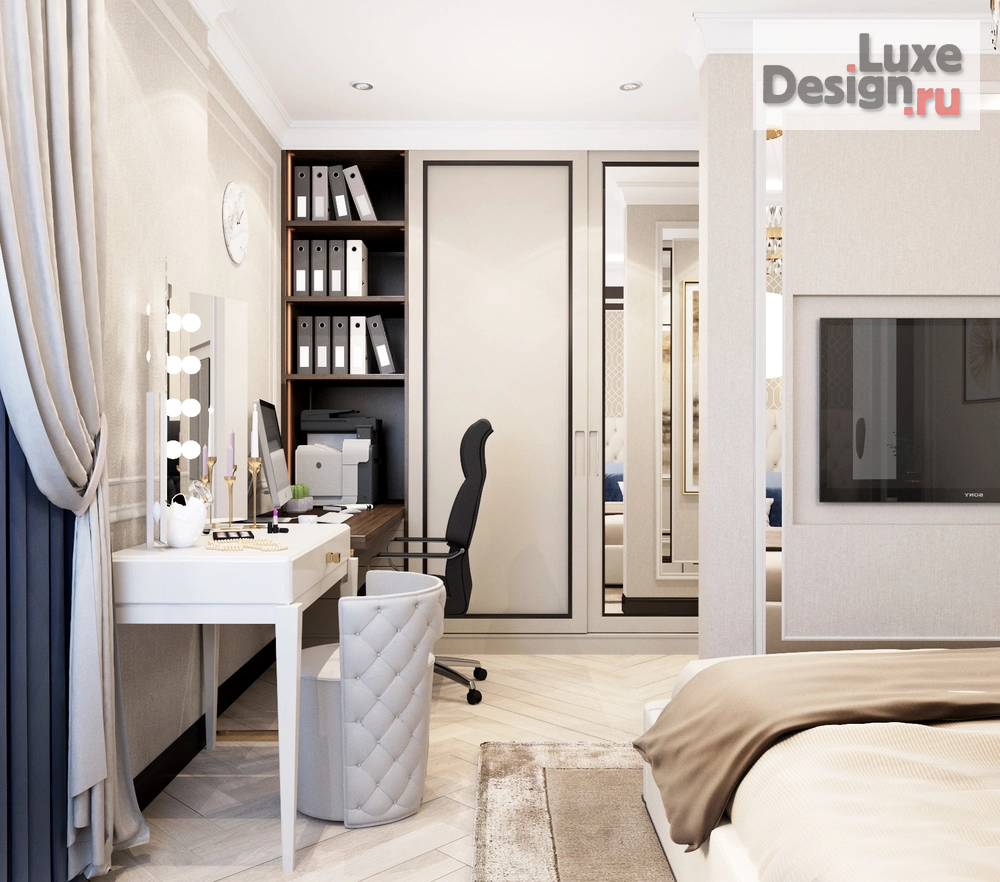 Дизайн интерьера трехкомнатной квартиры "Дизайн-проект 3-комнатной квартиры в Москве" (фото 18)