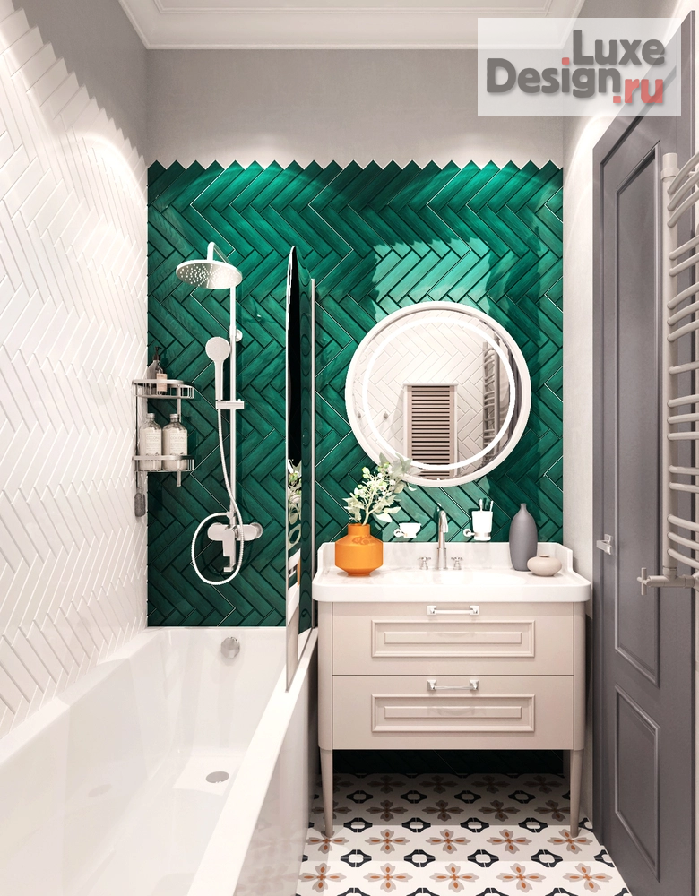 Дизайн интерьера двухкомнатной квартиры "Дизайн-проект 3-комнатной квартиры в Москве" (фото 17)