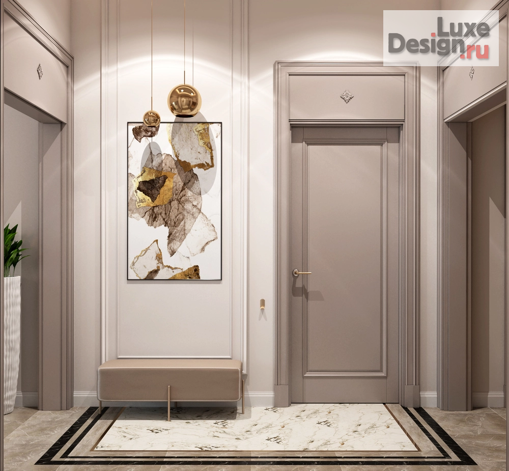 Дизайн интерьера четырехкомнатной квартиры "Дизайн-проект 4-комнатной квартиры в Анапе" (фото 12)