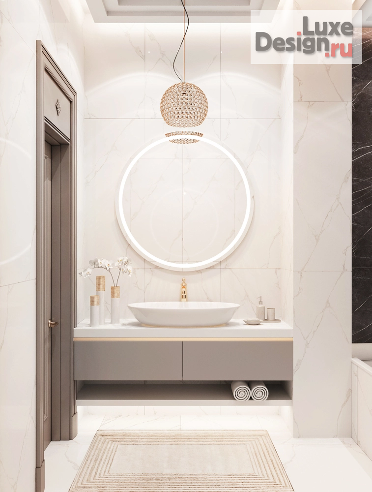 Дизайн интерьера четырехкомнатной квартиры "Дизайн-проект 4-комнатной квартиры в Анапе" (фото 28)