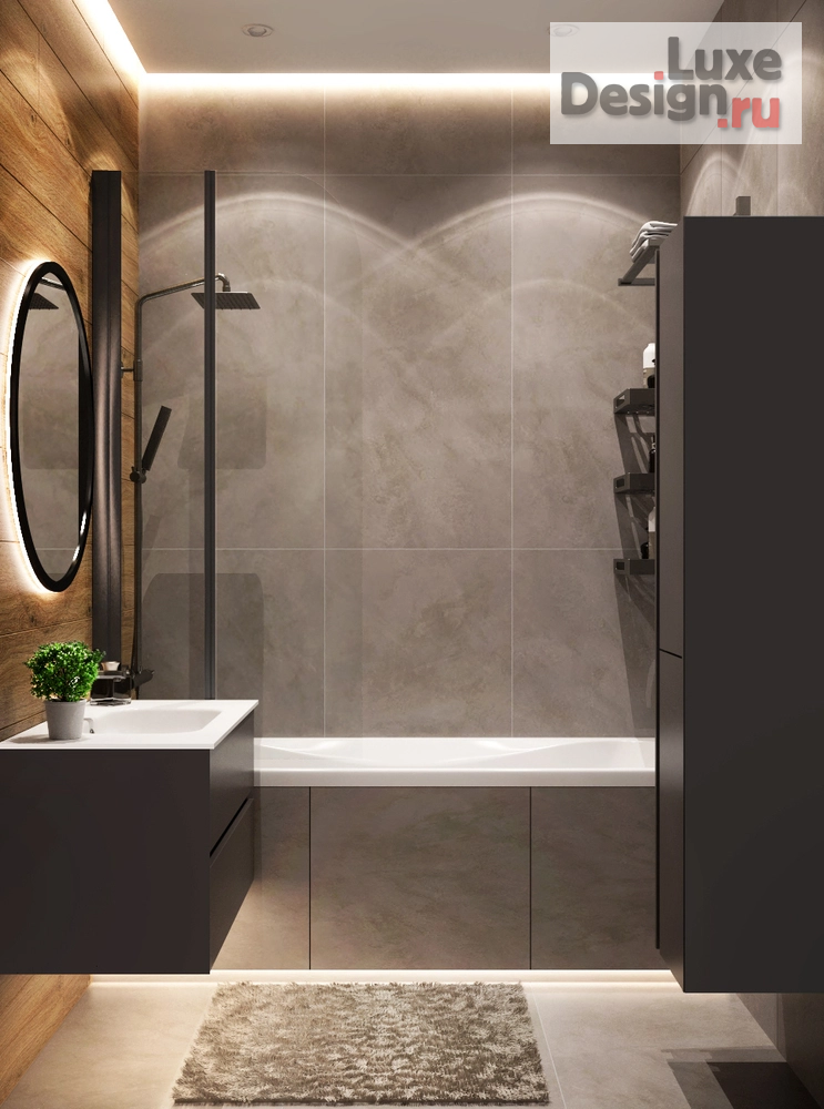 Дизайн интерьера трехкомнатной квартиры "Дизайн-проект 3-комнатной квартиры в Москве" (фото 33)