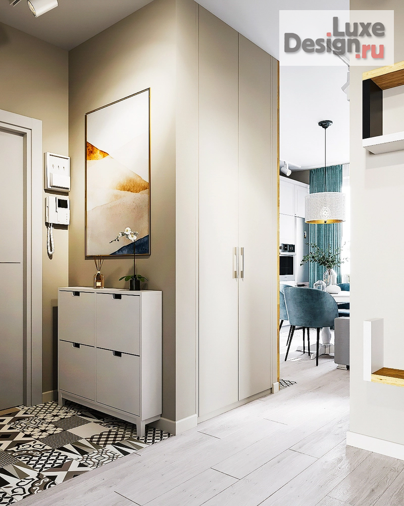 Дизайн интерьера двухкомнатной квартиры "Дизайн-проект 2-комнатной квартиры в Москве" (фото 7)