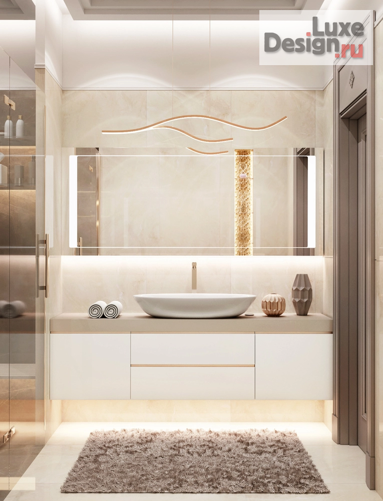 Дизайн интерьера четырехкомнатной квартиры "Дизайн-проект 4-комнатной квартиры в Анапе" (фото 32)