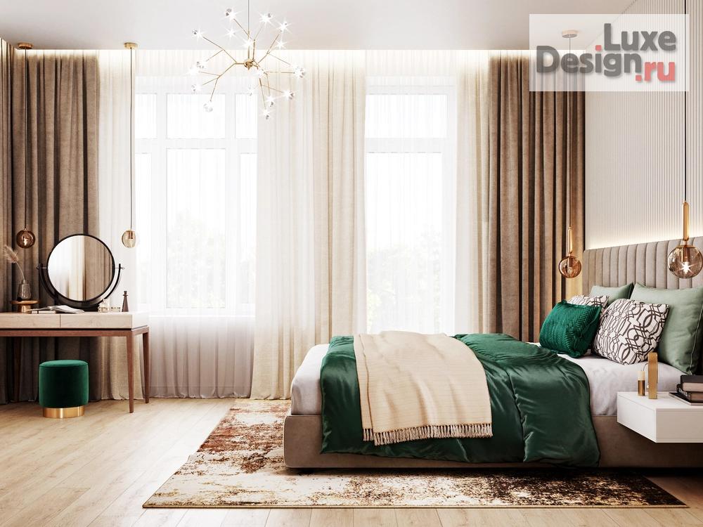 Дизайн интерьера загородного дома "Дизайн-проект частного дома в Подмосковье" (фото 29)