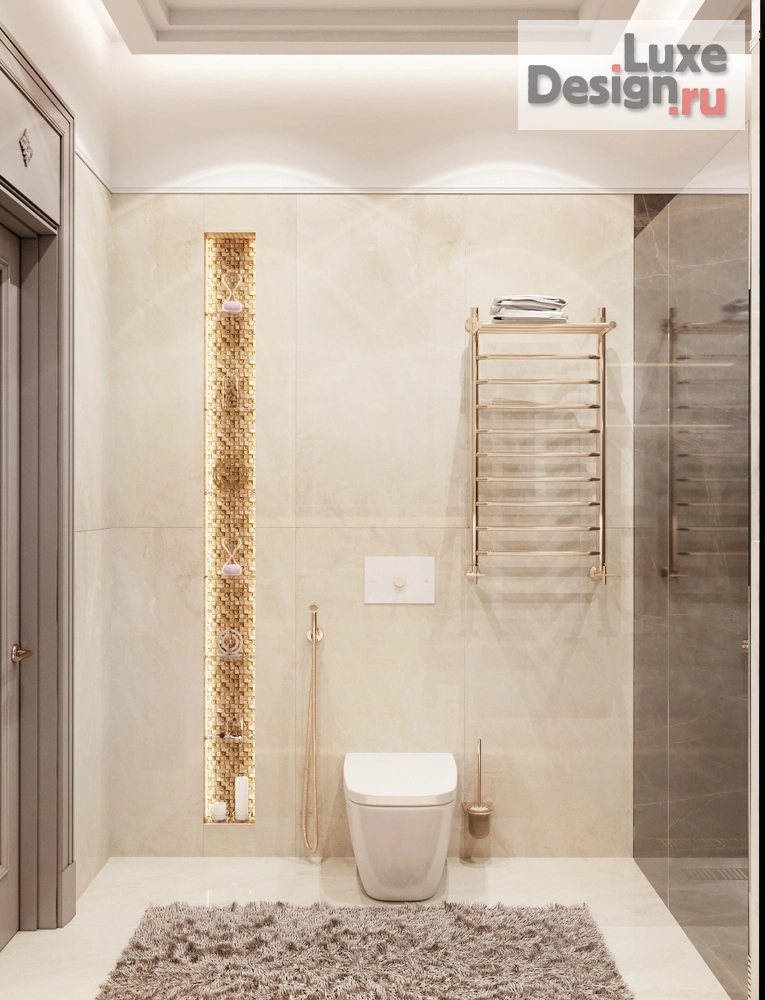 Дизайн интерьера четырехкомнатной квартиры "Дизайн-проект 4-комнатной квартиры в Анапе" (фото 33)