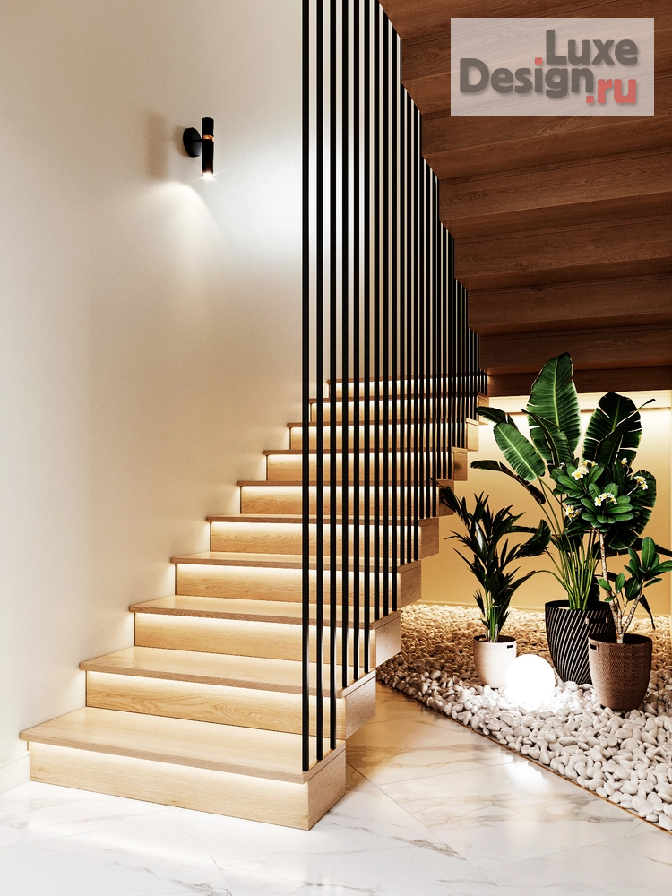 Дизайн интерьера загородного дома "Дизайн-проект частного дома в Подмосковье" (фото 4)