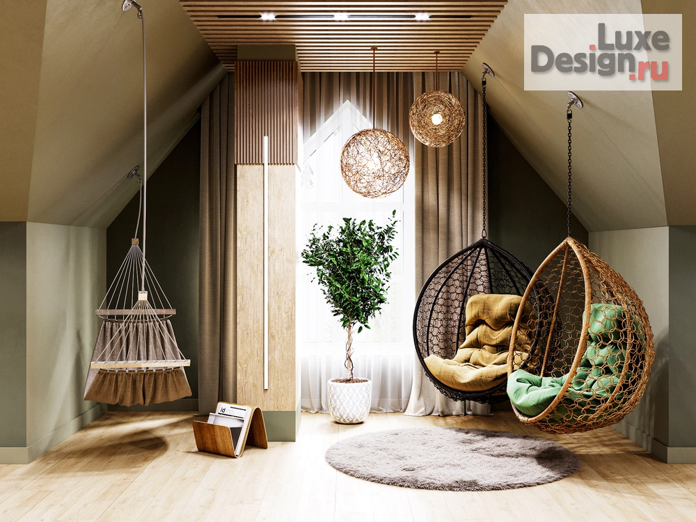 Дизайн интерьера загородного дома "Дизайн-проект частного дома в Подмосковье" (фото 51)