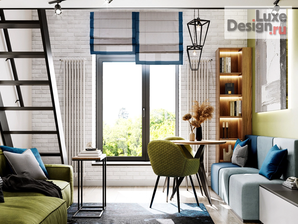 Дизайн интерьера двухкомнатной квартиры "Дизайн-проект 2-комнатной квартиры в Москве" (фото 6)