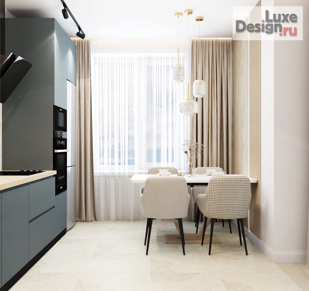 Дизайн интерьера трехкомнатной квартиры "Дизайн-проект 3-комнатной квартиры в Кирове" (фото 7)