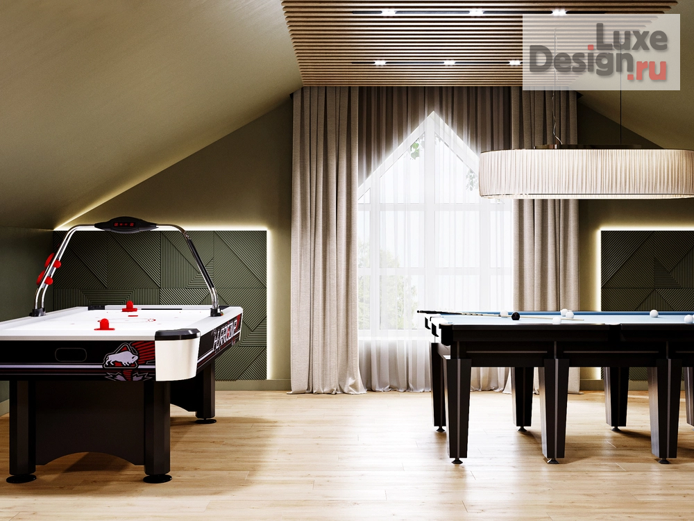 Дизайн интерьера загородного дома "Дизайн-проект частного дома в Подмосковье" (фото 53)