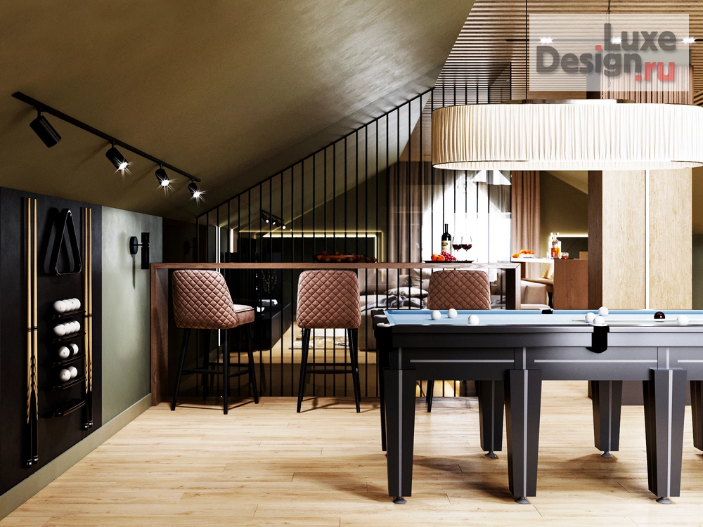 Дизайн интерьера загородного дома "Дизайн-проект частного дома в Подмосковье" (фото 55)