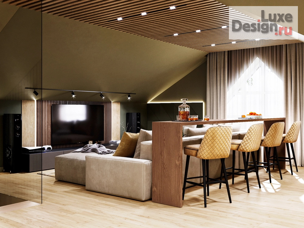 Дизайн интерьера загородного дома "Дизайн-проект частного дома в Подмосковье" (фото 56)