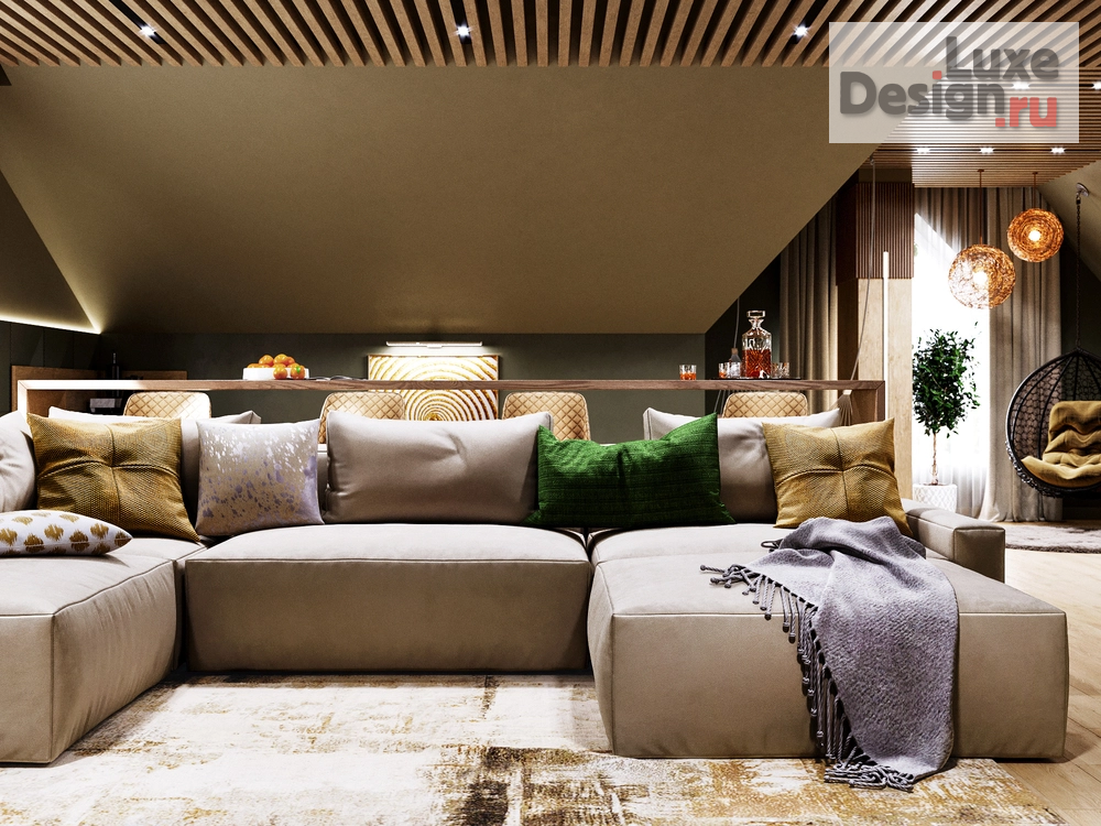 Дизайн интерьера загородного дома "Дизайн-проект частного дома в Подмосковье" (фото 58)