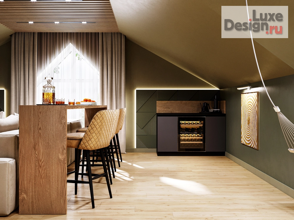 Дизайн интерьера загородного дома "Дизайн-проект частного дома в Подмосковье" (фото 59)