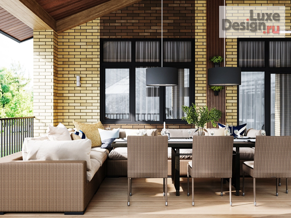 Дизайн интерьера загородного дома "Дизайн-проект частного дома в Подмосковье" (фото 61)