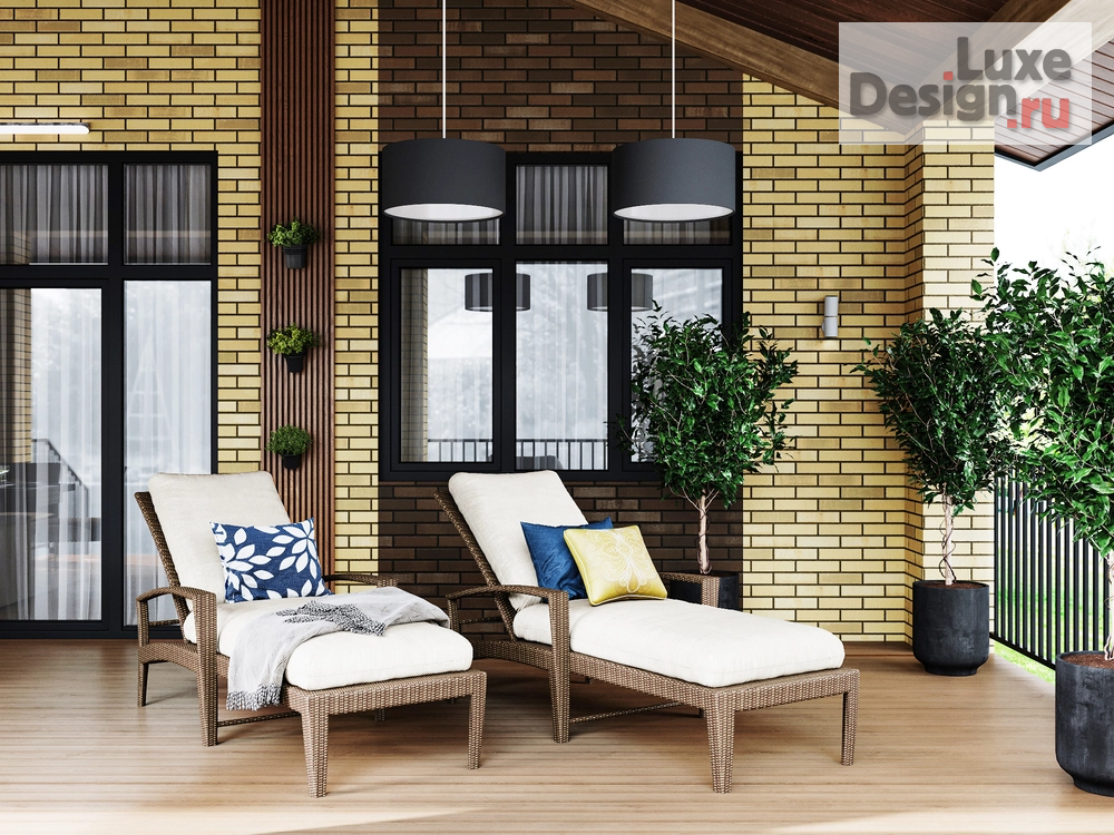 Дизайн интерьера загородного дома "Дизайн-проект частного дома в Подмосковье" (фото 62)