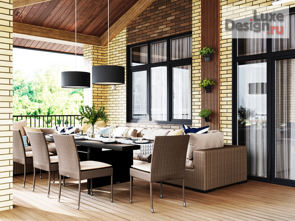 Дизайн интерьера загородного дома "Дизайн-проект частного дома в Подмосковье" (фото 64)