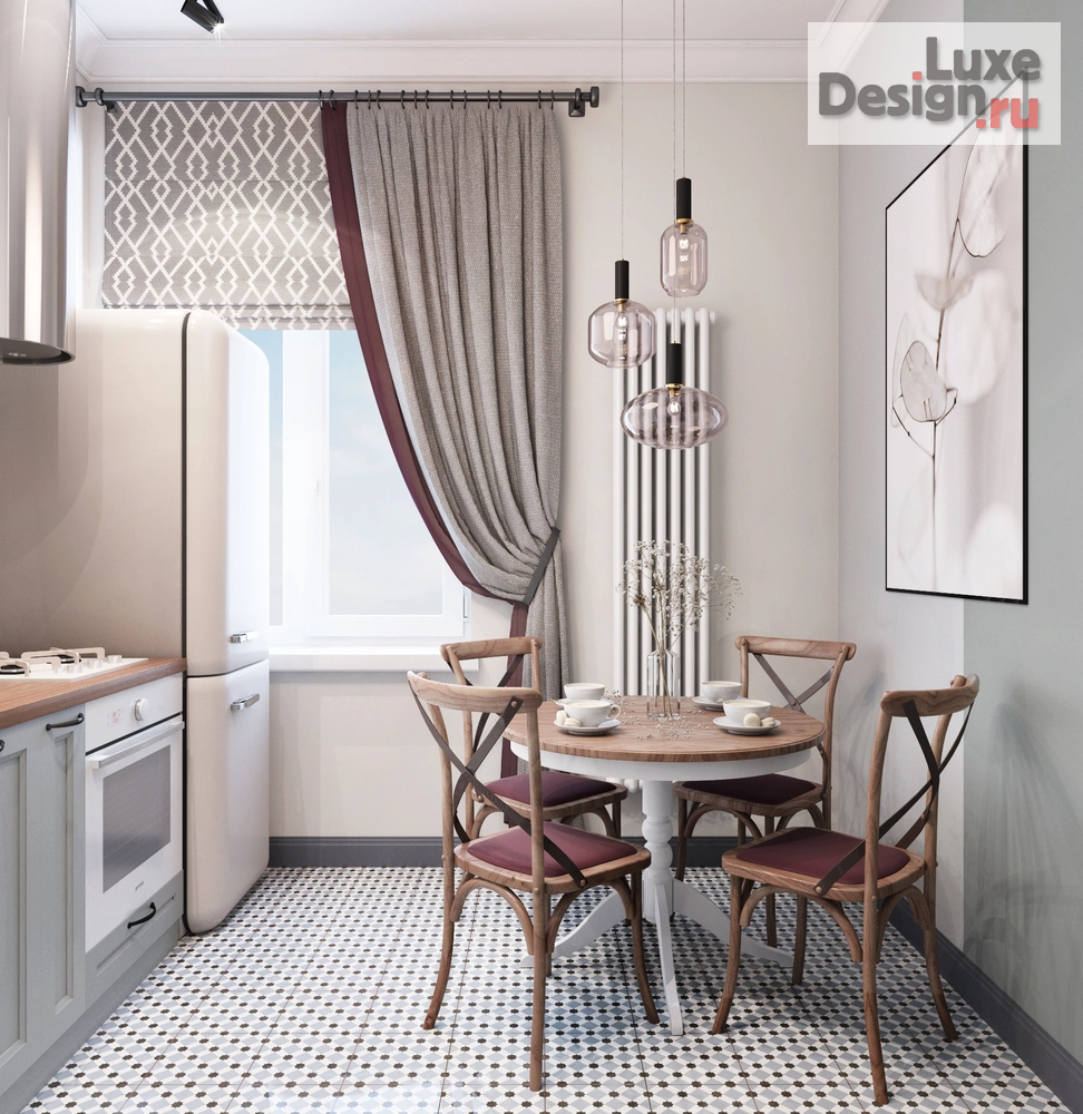 Дизайн интерьера двухкомнатной квартиры "Дизайн-проект 3-комнатной квартиры в Москве" (фото 7)