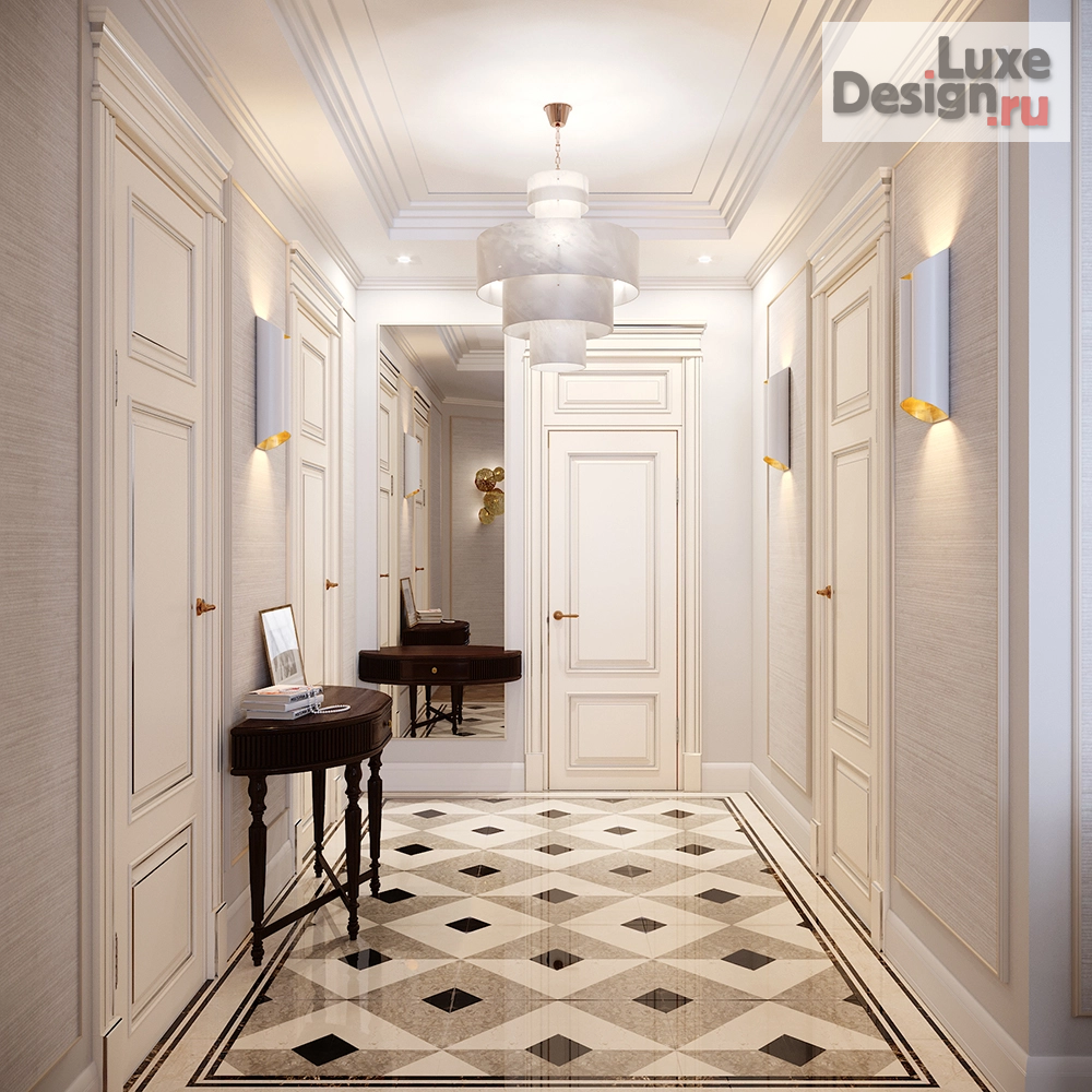 Дизайн интерьера трехкомнатной квартиры "Дизайн-проект квартиры в Москве, ЖК "Воронцовский парк"" (фото 1)