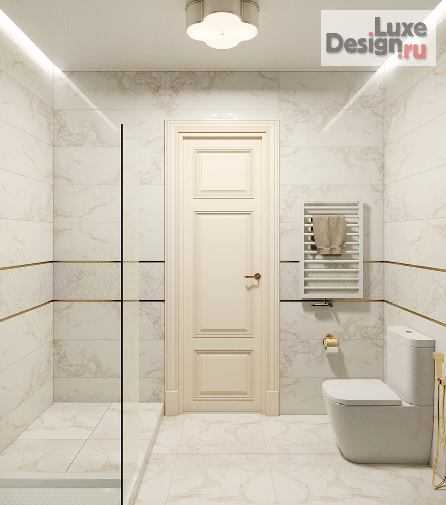 Дизайн интерьера трехкомнатной квартиры "Дизайн-проект квартиры в Москве, ЖК "Воронцовский парк"" (фото 14)