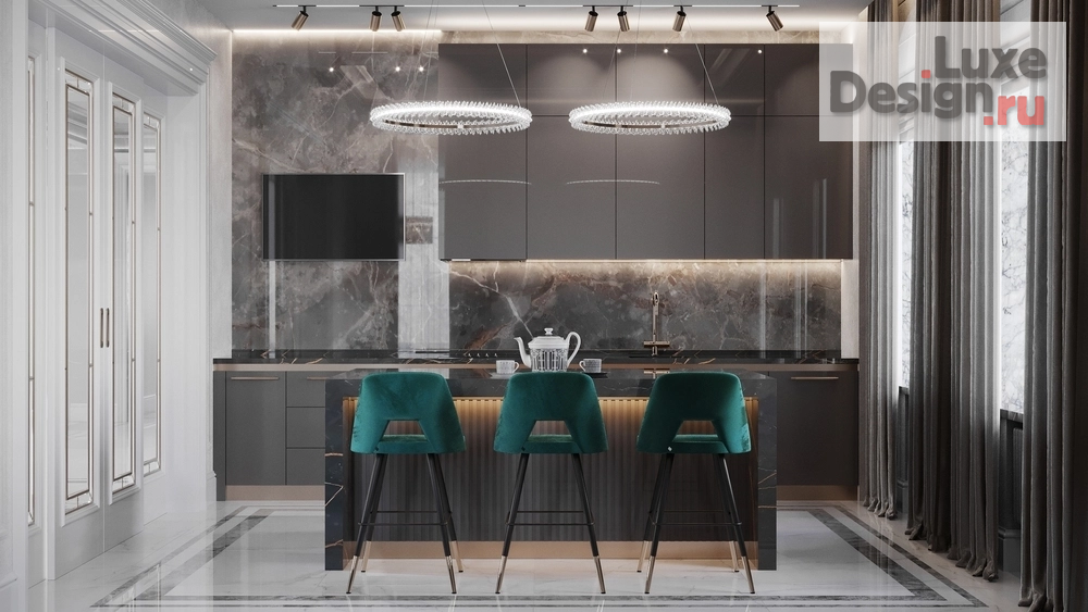 Дизайн интерьера частного дома "Интерьеры загородного дома   2-е Рублево-Успенское шоссе" (фото 13)