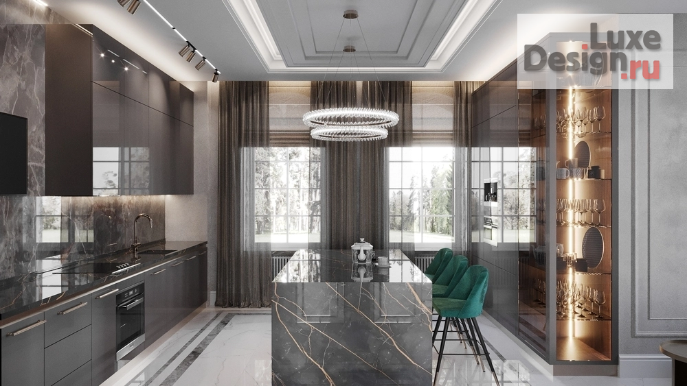 Дизайн интерьера частного дома "Интерьеры загородного дома   2-е Рублево-Успенское шоссе" (фото 14)