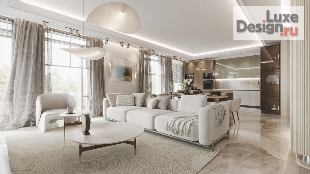 Дизайн интерьера четырехкомнатной квартиры "Квартира в ЖК Энитео" (фото 4)