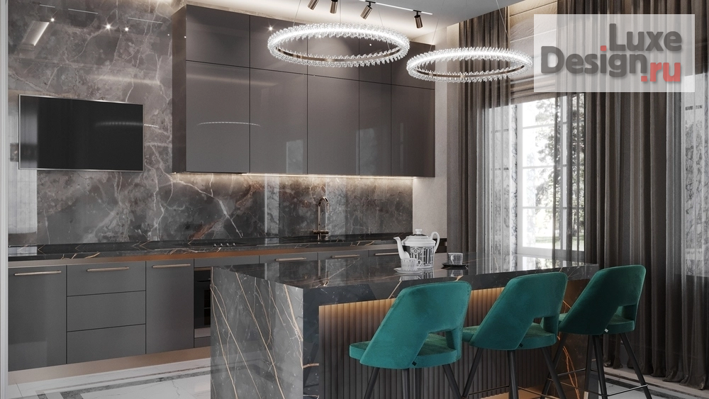 Дизайн интерьера частного дома "Интерьеры загородного дома   2-е Рублево-Успенское шоссе" (фото 15)