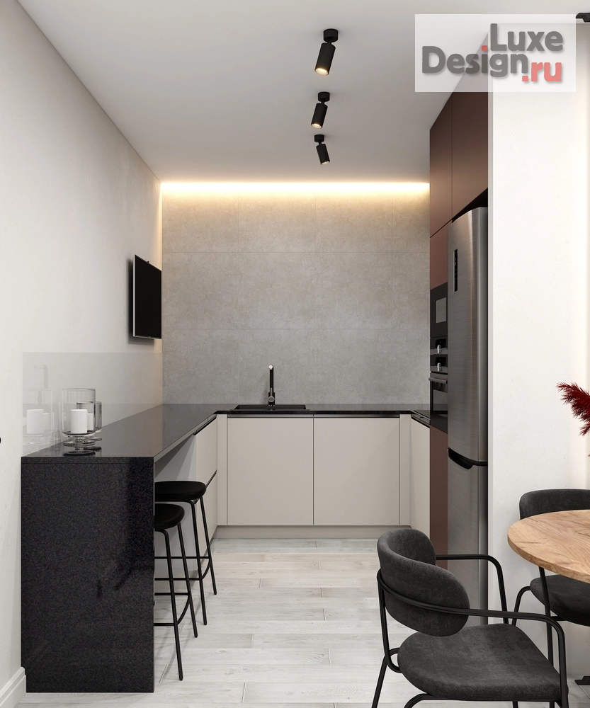 Дизайн интерьера трехкомнатной квартиры "Квартира в ЖК Манхеттен" (фото 2)