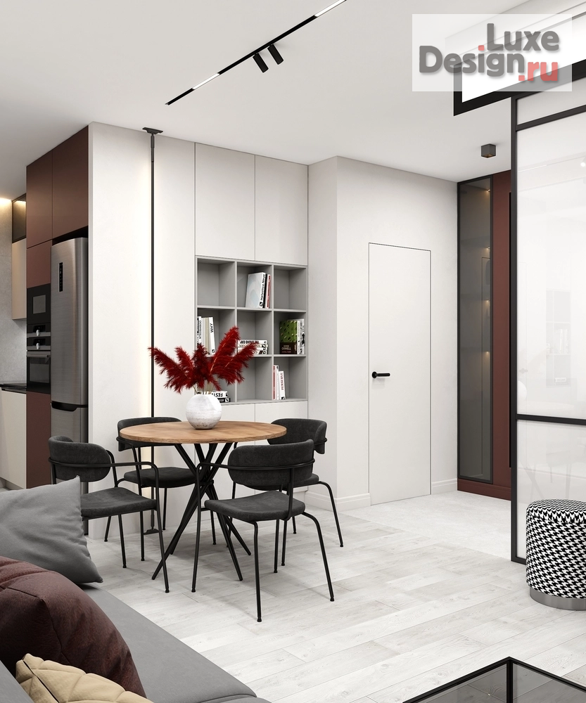 Дизайн интерьера трехкомнатной квартиры "Квартира в ЖК Манхеттен" (фото 1)