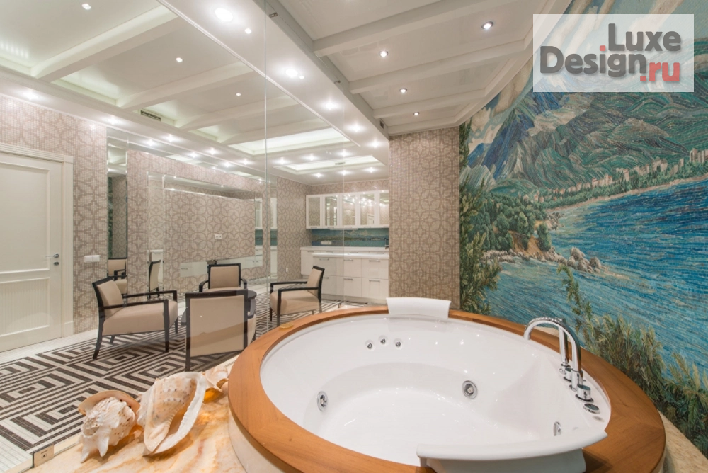 Дизайн интерьера загородного дома "Интерьер загородного дома на Новой Риге" (фото 2)