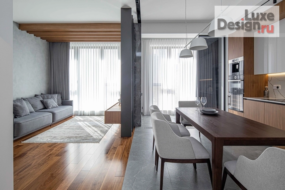 Дизайн интерьера трехкомнатной квартиры "Реализованный проект трехкомнатной квартиры 100 кв. м." (фото 7)