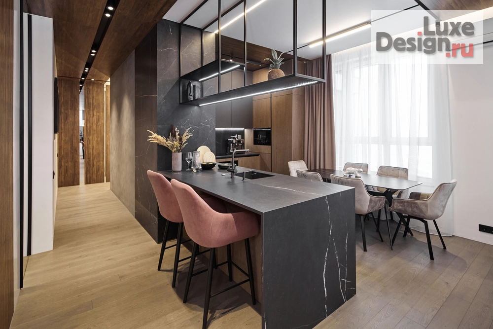 Дизайн интерьера трехкомнатной квартиры "Реализованный проект трехкомнатной квартиры ЖК Сердце столицы" (фото 11)