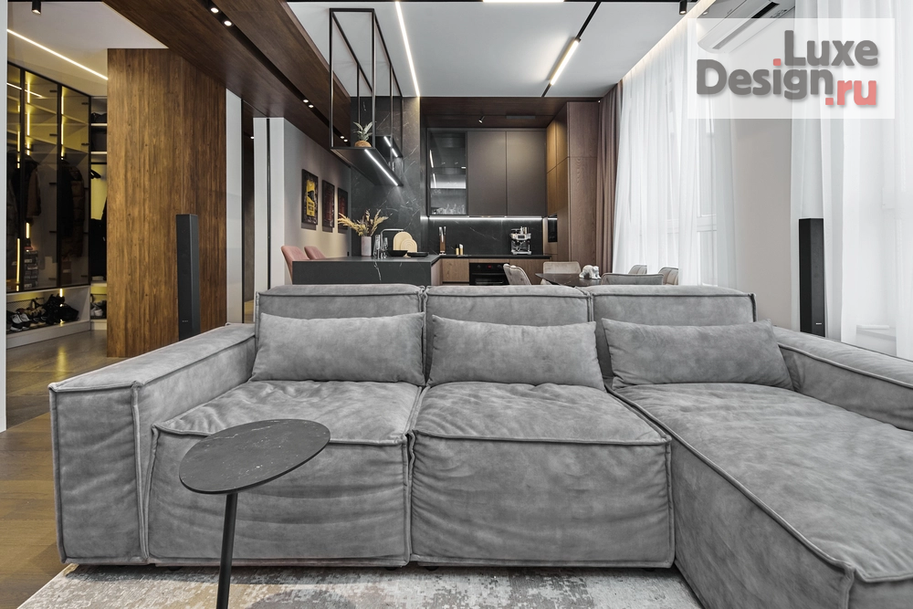 Дизайн интерьера трехкомнатной квартиры "Реализованный проект трехкомнатной квартиры ЖК Сердце столицы" (фото 5)