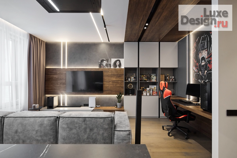 Дизайн интерьера трехкомнатной квартиры "Реализованный проект трехкомнатной квартиры ЖК Сердце столицы" (фото 9)